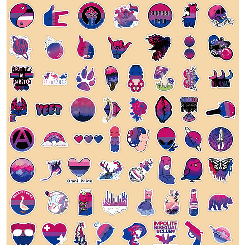 Guitar Scooter Waterproof Car Sticker