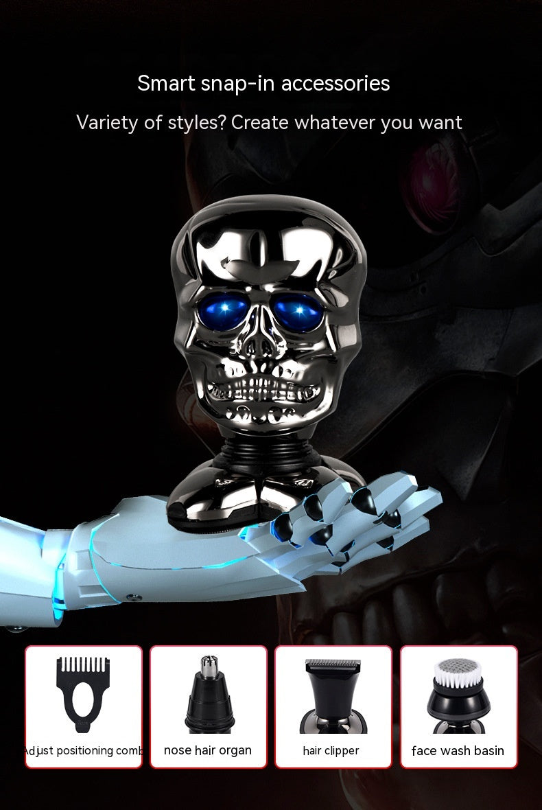 Multifunctional Skull Bald Hair Clipper Shaver