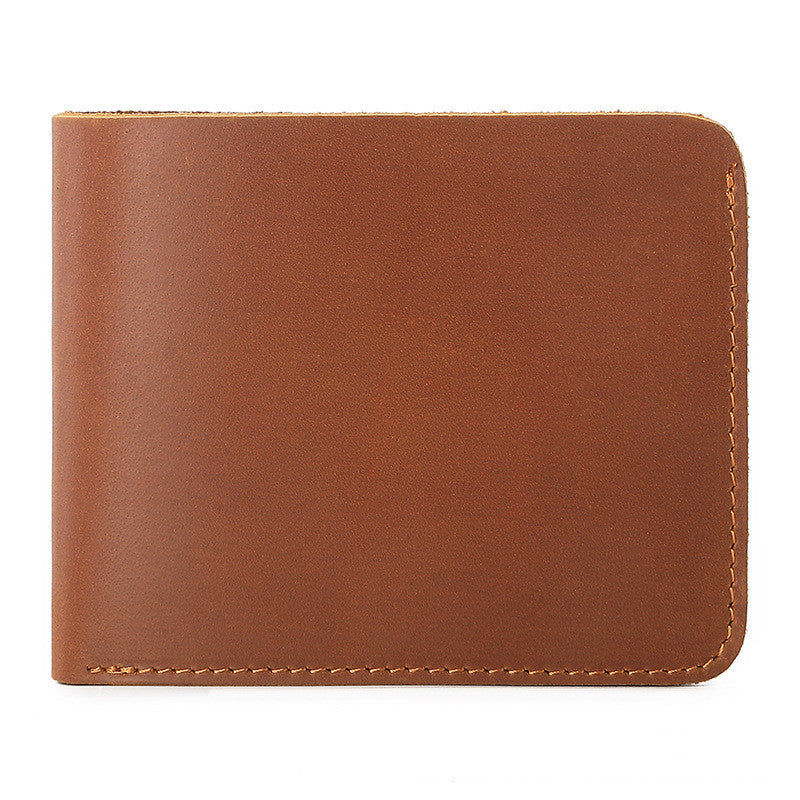 Men&#39;s New First Layer Cowhide Retro Wallet