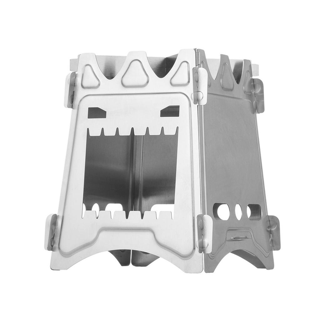 Outdoor Camping Folding Stainless Steel Wood Stove