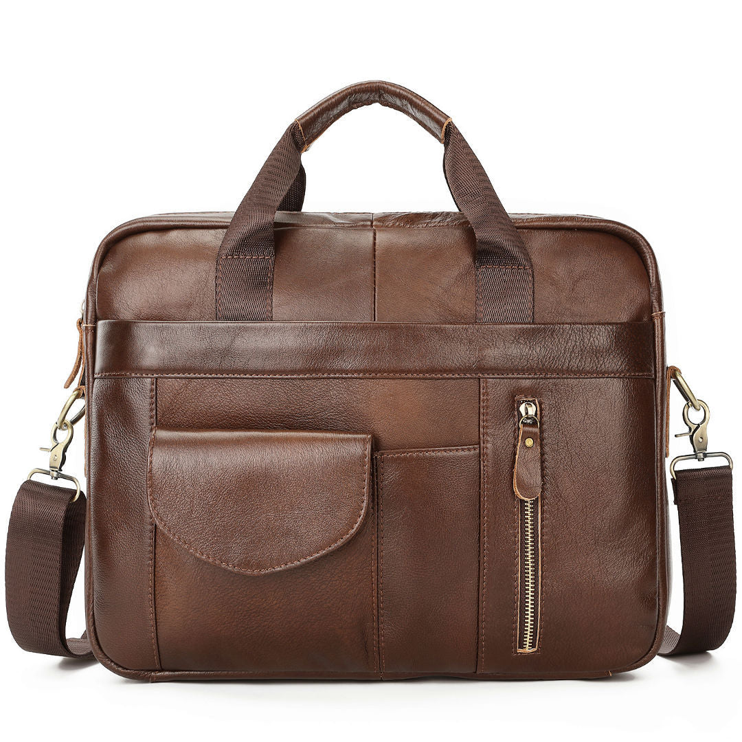 Men&#39;s Portable One-shoulder Cross-body Briefcase