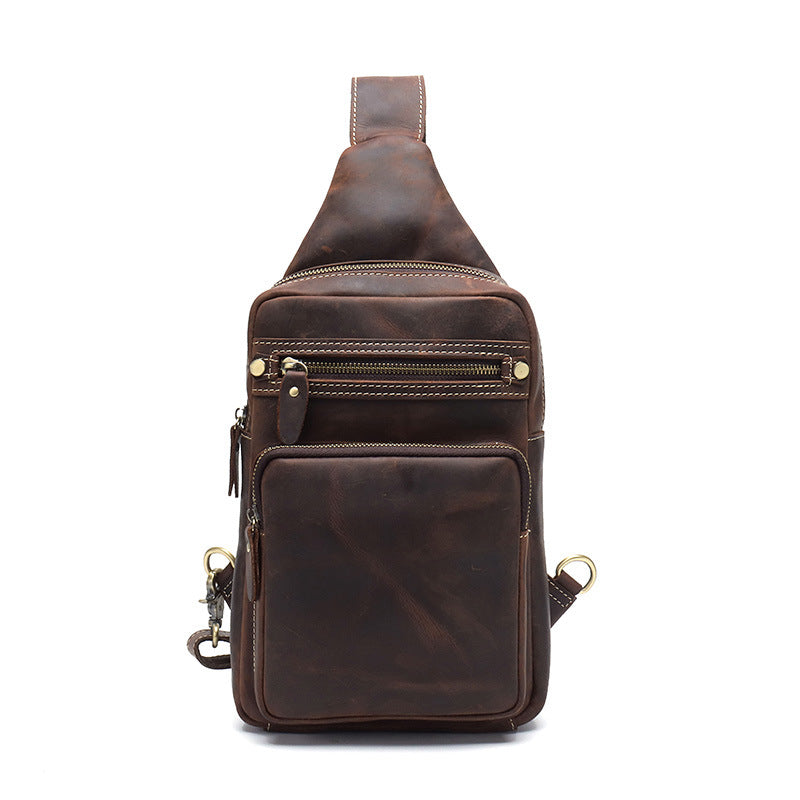 New Vintage Genuine Leather Men&#39;s Bag