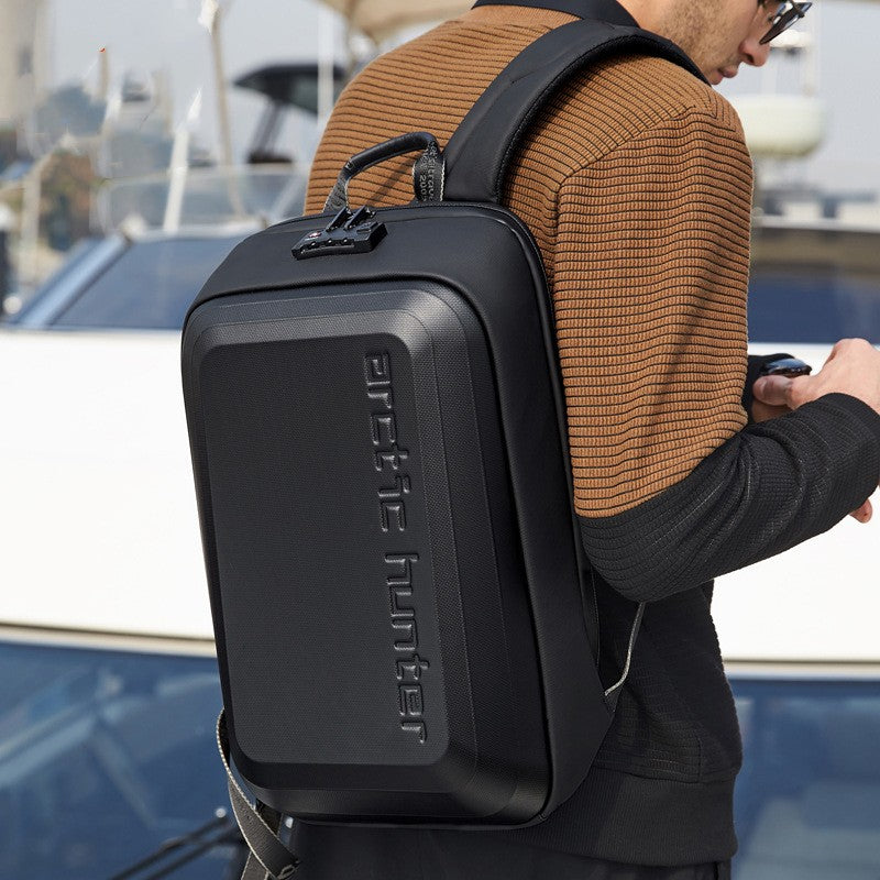 Anti-seismic Hard Shell Men&#39;s Anti-theft College Students Bag