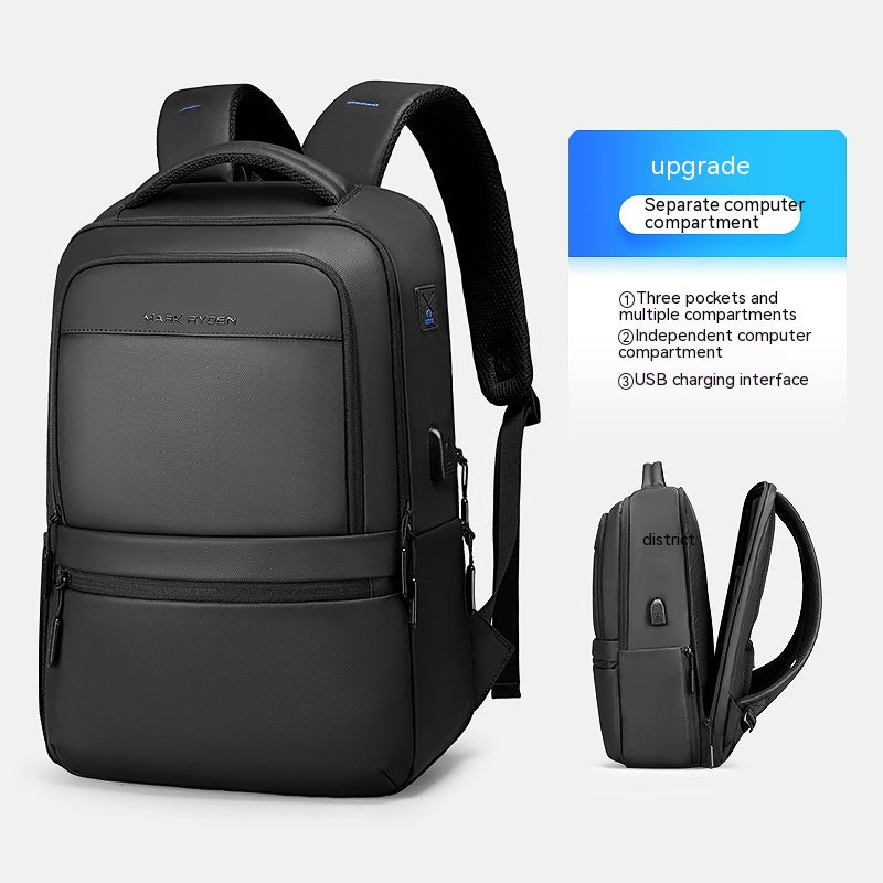 Computer Bag 156-inch Men&#39;s Business Backpack Large Capacity Business Trip Travel Backpack