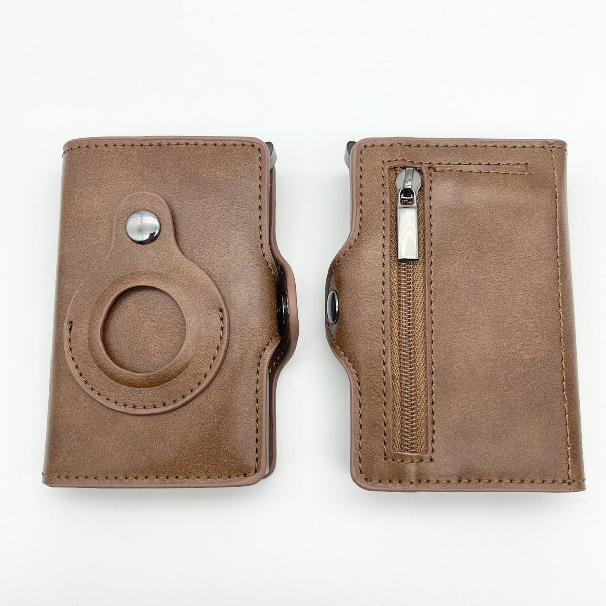 Men&#39;s Wallet Tracker Card Clamp Metal Card Holder