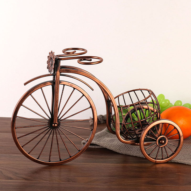 European Retro Tricycle Wine Rack Ornaments