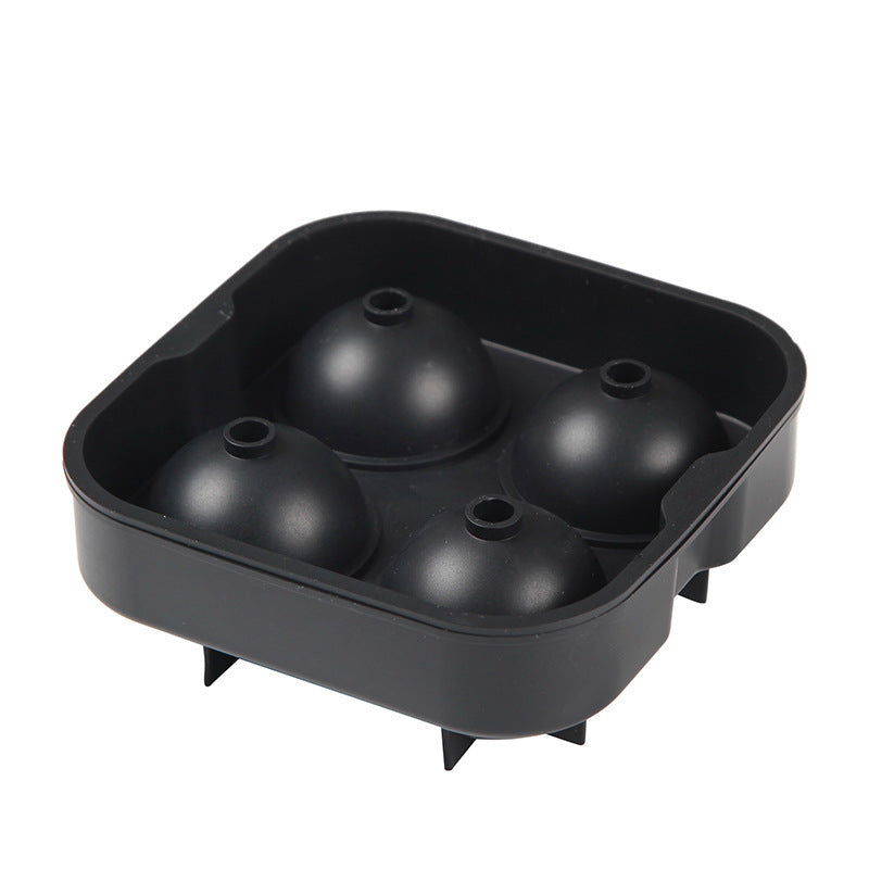 4-hole Ice Hockey Combination Whiskey Silicone Ice Tray