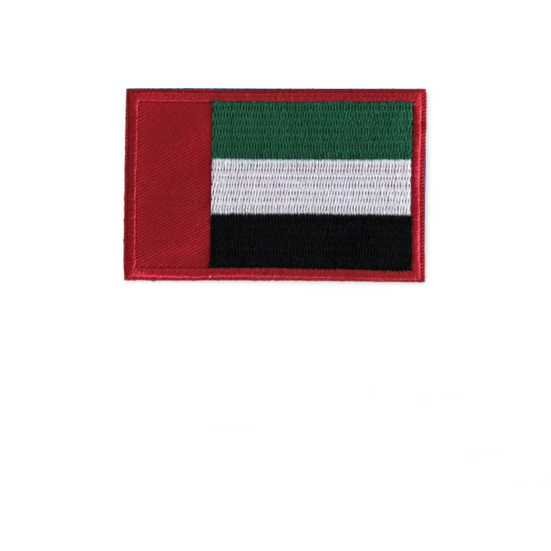 Embroidered National Flag Armband Hat Patch