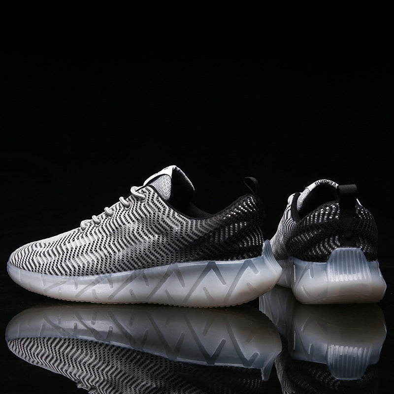 Running Shoes Trend Mesh Student Shoes Men&#39;s Sports Single Shoes Youth Trendy Shoes Wholesale