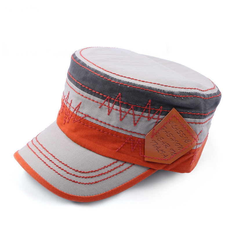 Creative Fashion Couple Flat Top Fashion Hat Sunshade