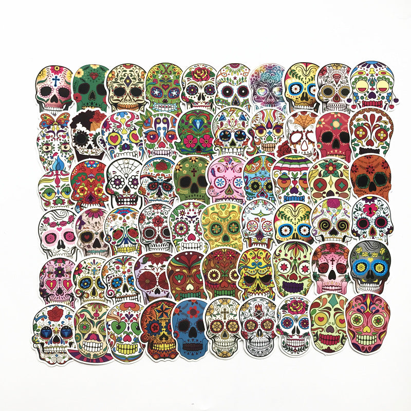Scary Skull AliExpress Personality Graffiti Sticker