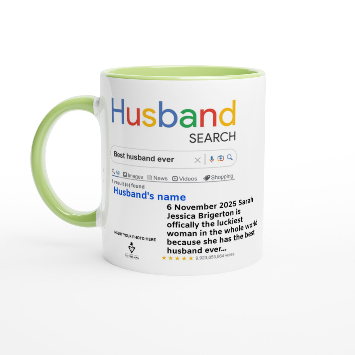 Personalized Husband Google Search Mug