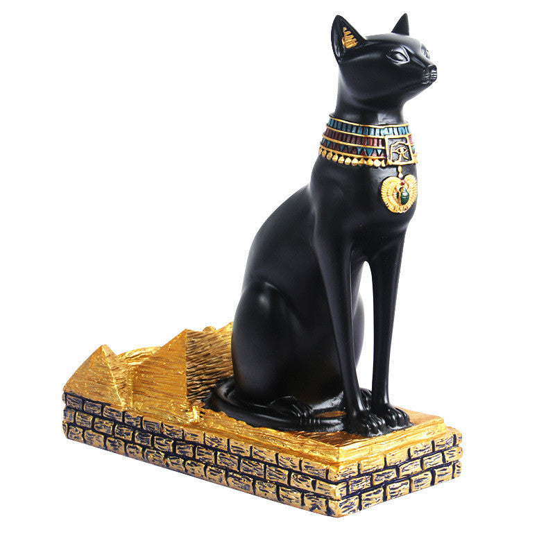 New Anubis God Creative Wine Rack Decoration Wine Rack Resin Candle Table Dining Room Retro Decoration