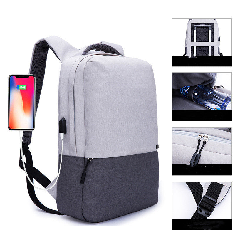 USB Charging Men&#39;s Outdoor Leisure Travel Backpack