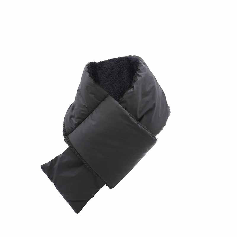 Plus Velvet Solid Color Warm And Windproof Down Scarf