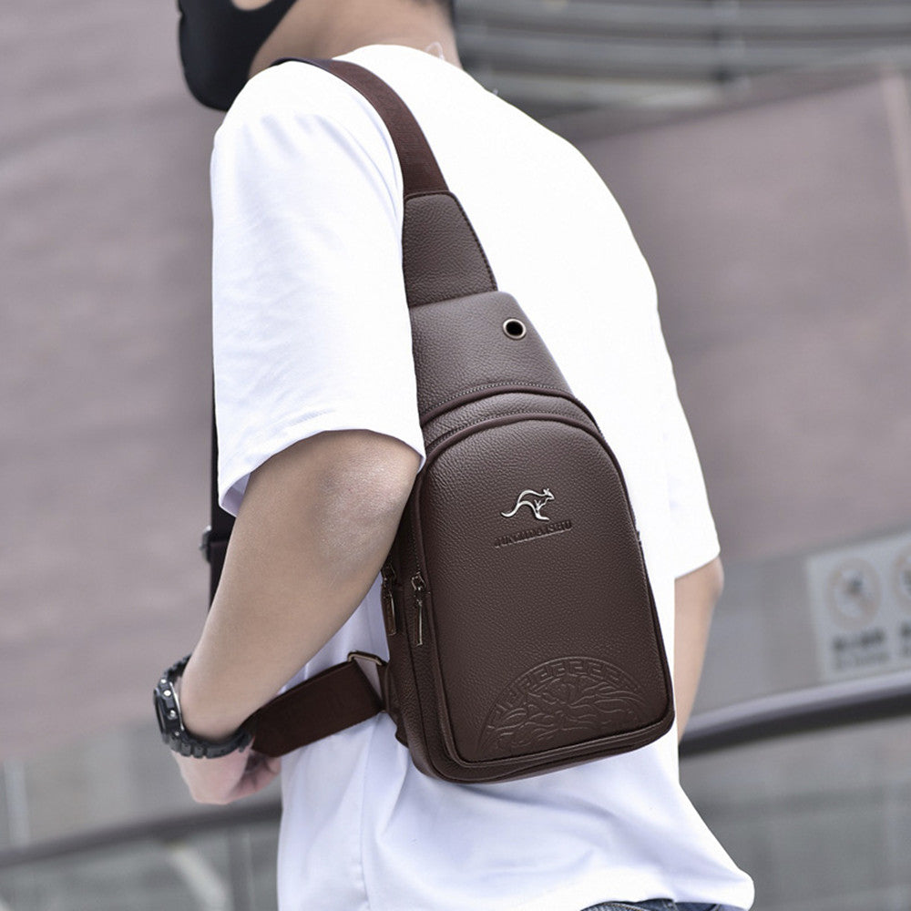 Kangaroo Chest Bag Casual Men&#39;s Shoulder