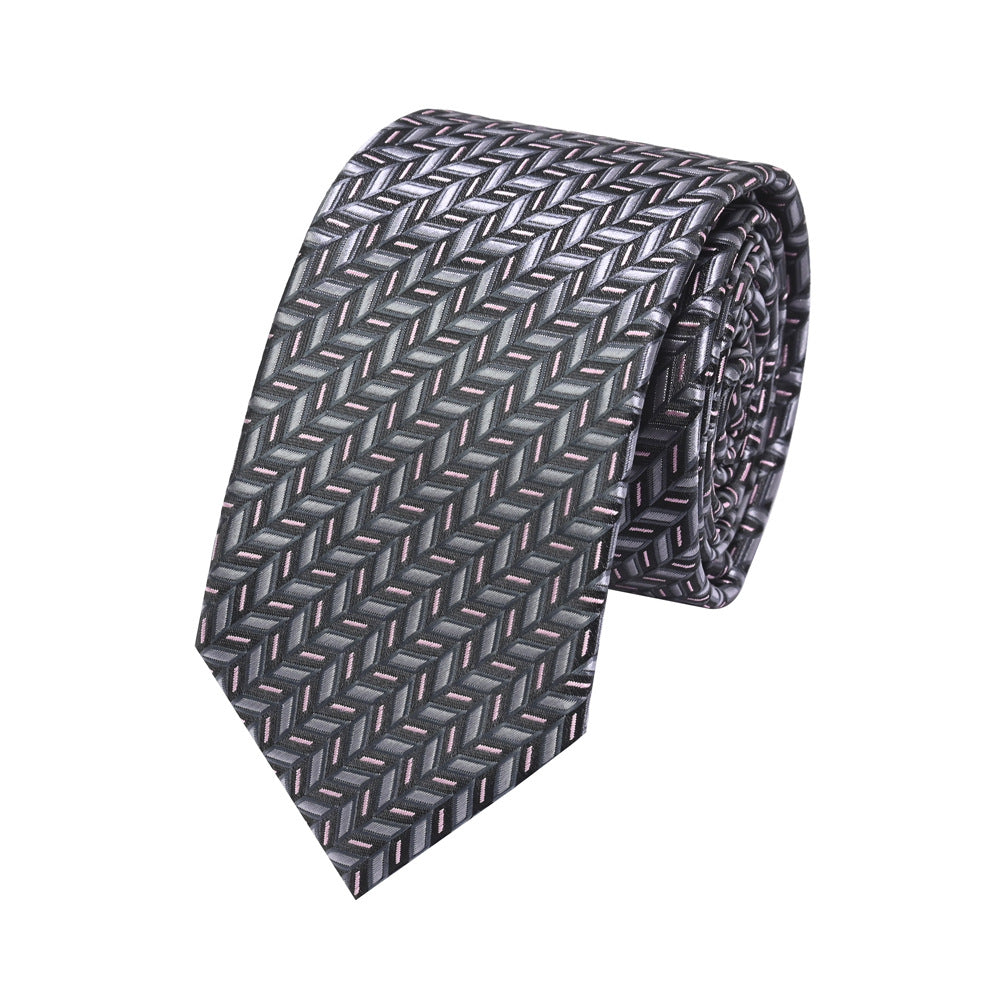 New Men&#39;s Polyester Silk Arrow Type Tie