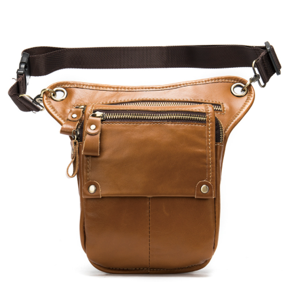 Vintage leather crossbody bag
