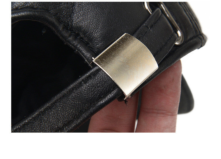 Men&#39;s Sheepskin Light Board Baseball Hat