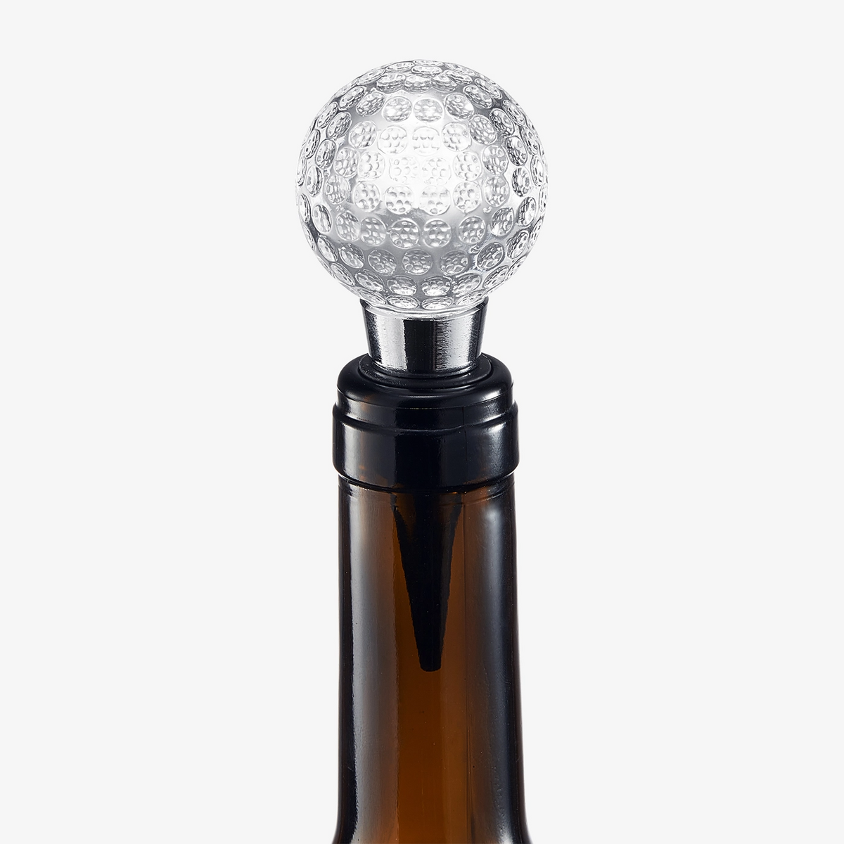 Golf Ball Wine &amp; Champagne Bottle Stopper