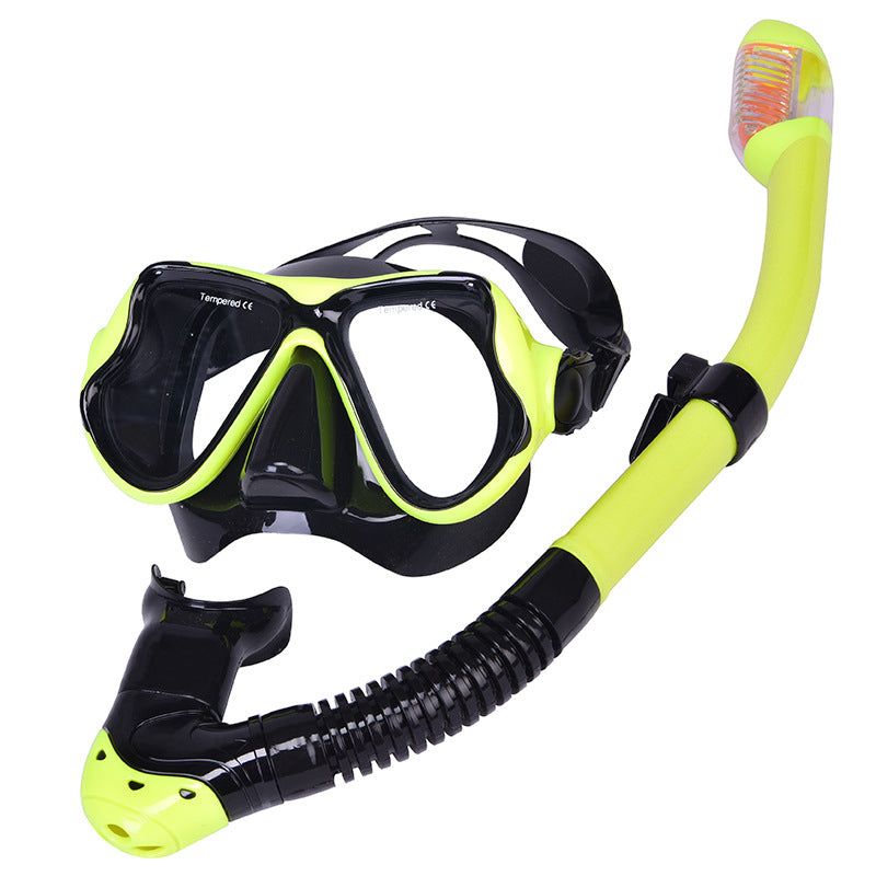 Adult Learning To Swim Equipment Diving Mask Snorkel Two-piece Suit