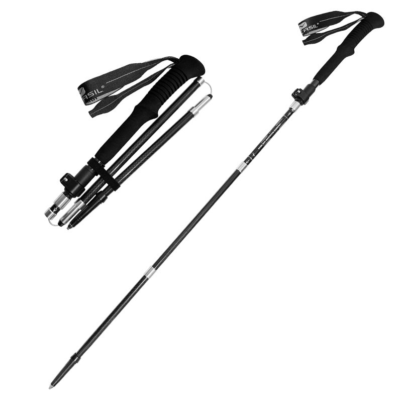 3K Carbon Fiber Folding Alpenstock