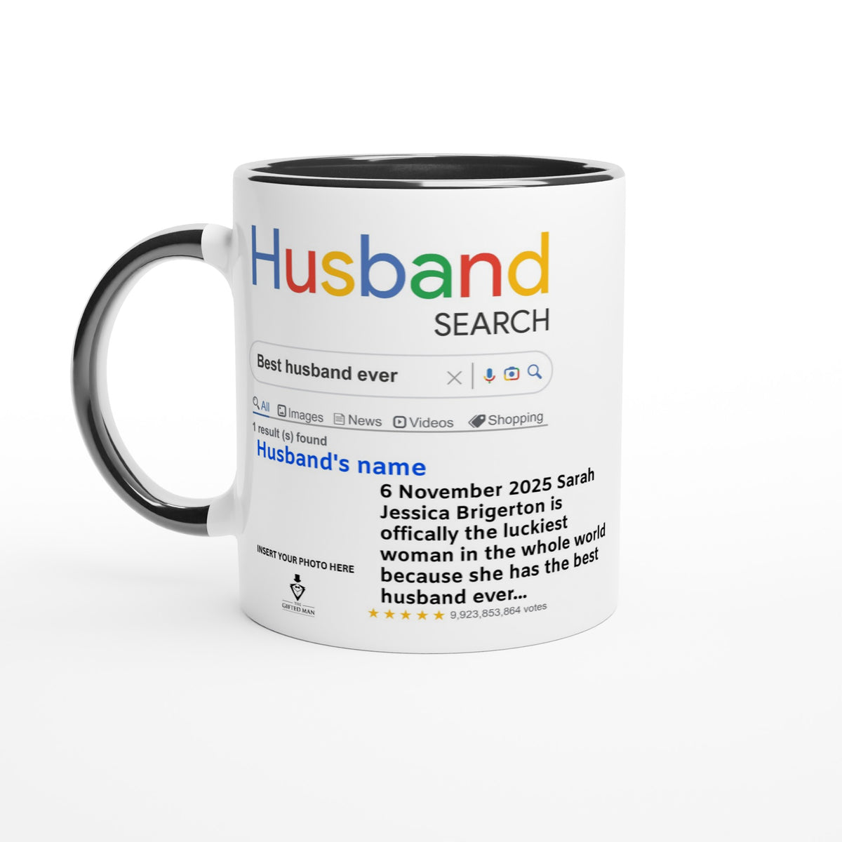 Personalized Husband Google Search Mug