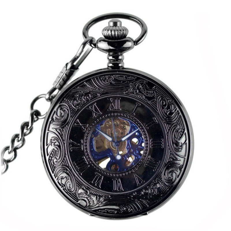 Men&#39;s And Women&#39;s Retro Manual Mechanical Pocket Watch