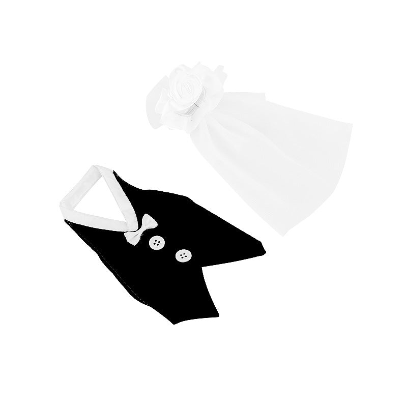 New Product Creative Wine Bottle Cover Cloth Wedding Dress Wedding Decoration