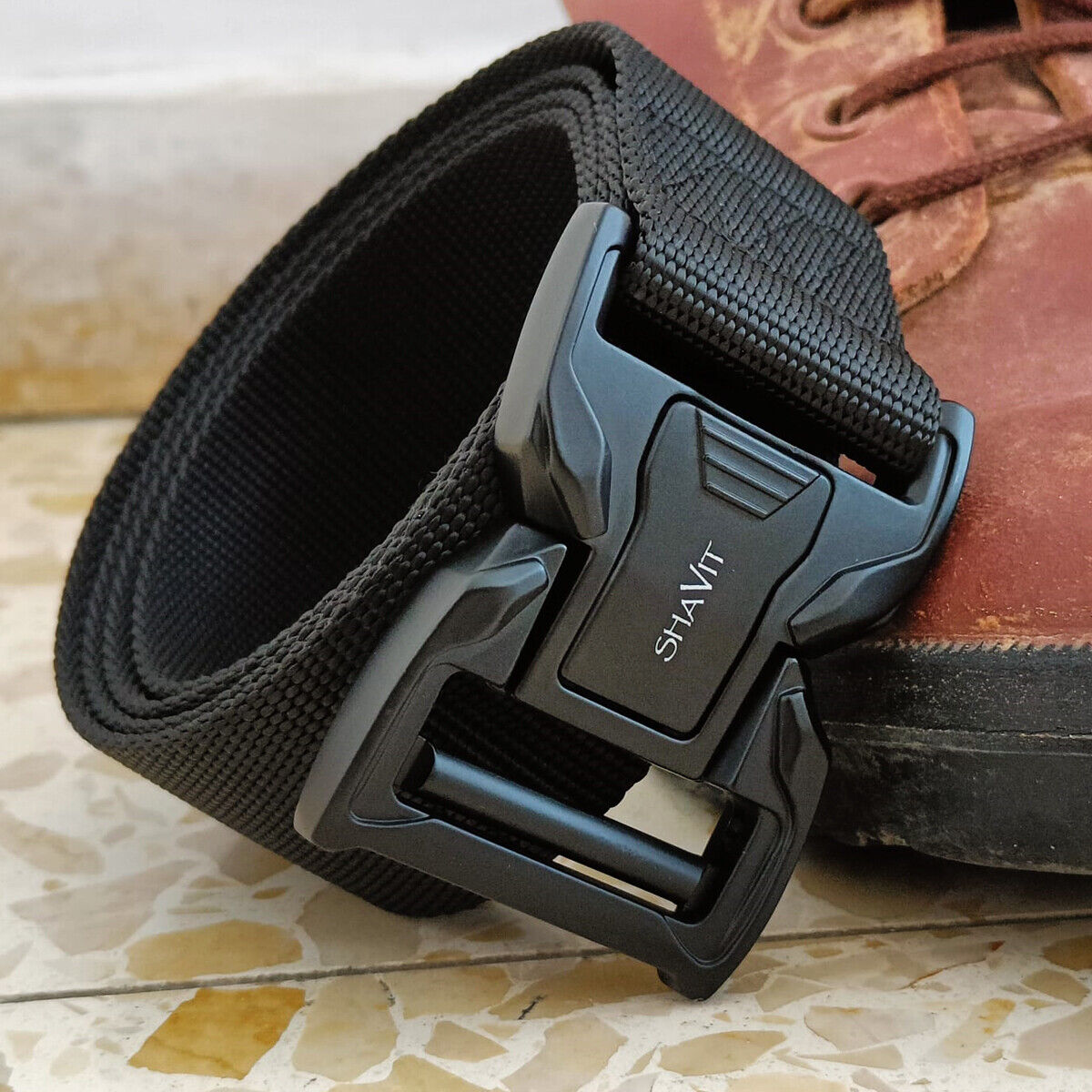 Men&#39;s Tactical Military Belt Quick Button Release Buckle Waistband Belts For MEN