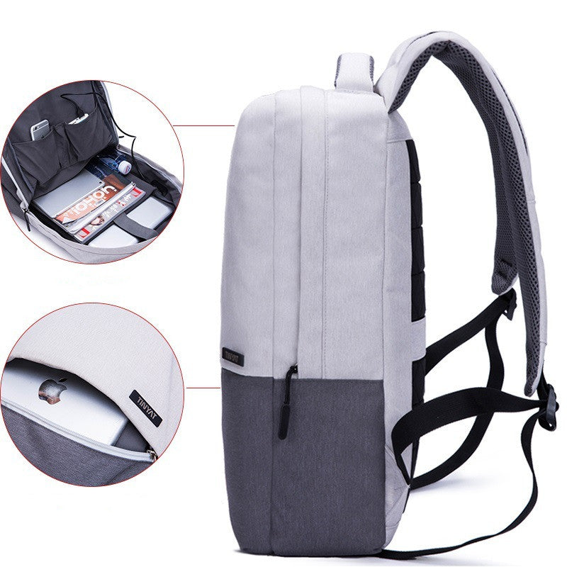 USB Charging Men&#39;s Outdoor Leisure Travel Backpack