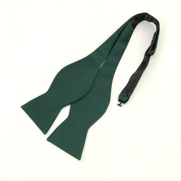 Men&#39;s Wedding Flat Head Tie 5 Cm Monochrome Streamer