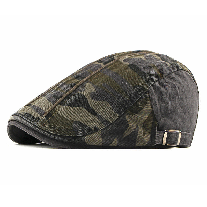 Camouflage Beret Hat Men&#39;s Wash Cap