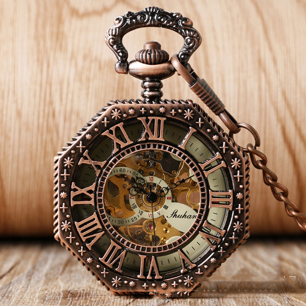 Mechanical Pocket Watch Retro Men&#39;s And Women&#39;s Watch