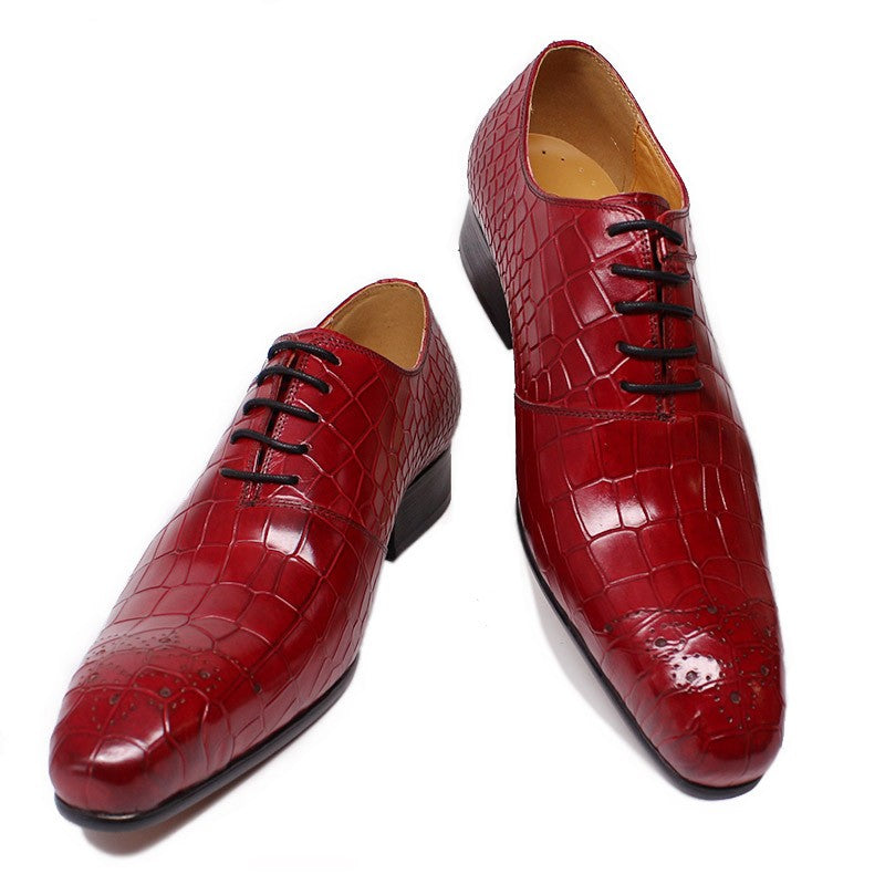 Men&#39;s Business Suit Oxford Leather Shoes