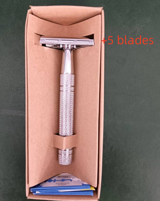 Old-Fashioned Manual Double-Sided Shaving Razor