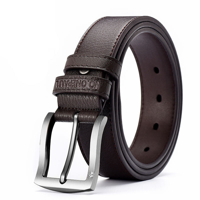 Korean Style Men&#39;s Casual Belt With Pin Buckle