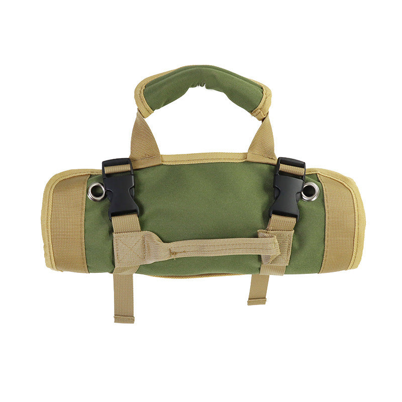 Functional Roll Hardware Package Garden Electrician Woodworking Hardware Kit Car Hardware Tool Storage Bag