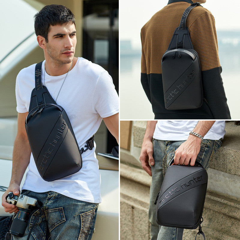 New Men&#39;s Chest Bag Creative Storage Single Shoulder Messenger Bag
