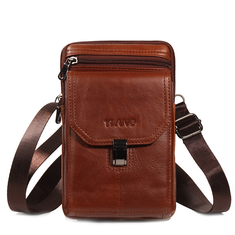 New Leather Men&#39;s Mobile Phone Pocket