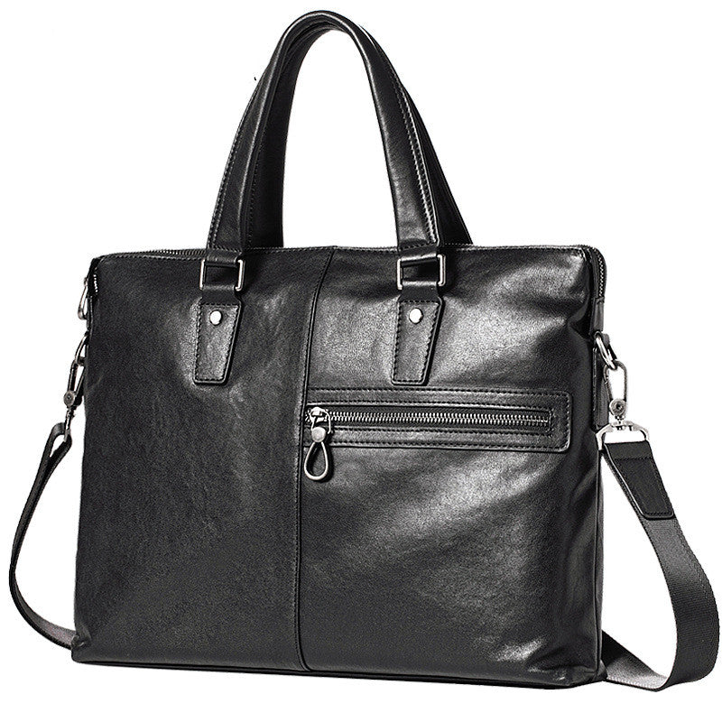 Men&#39;s Bag Leather Portable Business Leisure