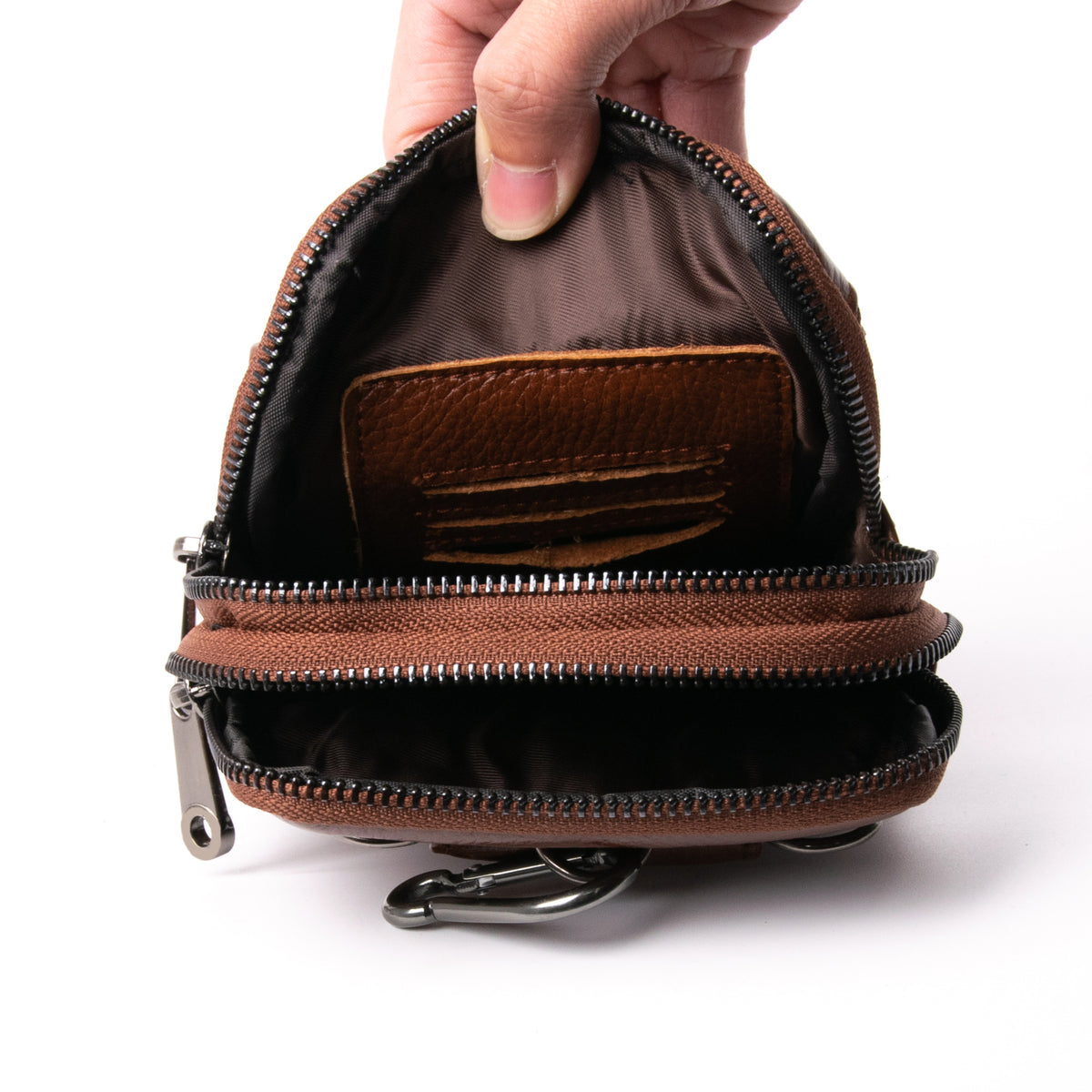 Men&#39;s Fashion Simple Solid Color Waist Bag