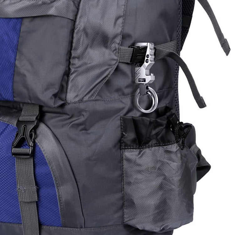 Metal Gun Gray High-grade Multifunctional Bottle Opener Key Ring