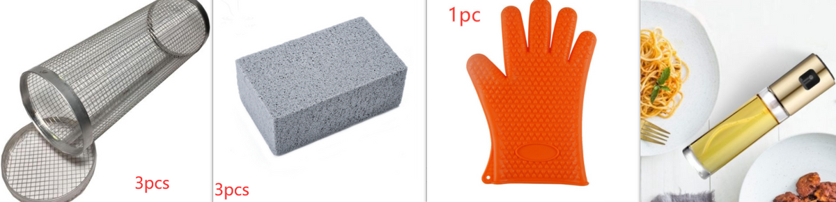 New Grilling Basket  BBQ Basket Stainless Steel Grill Outdoor Picnic Camping Barbecue Cooking Supplies