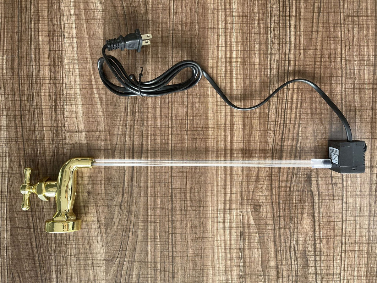 Floating Faucet Water Fountain Kits Magic Tap Running Lights Holiday Gift Invisible Flowing Spout Watering Can FountainYard Art