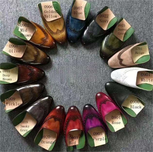 Handmade Men&#39;s Leather Boots With Cowhide Soles