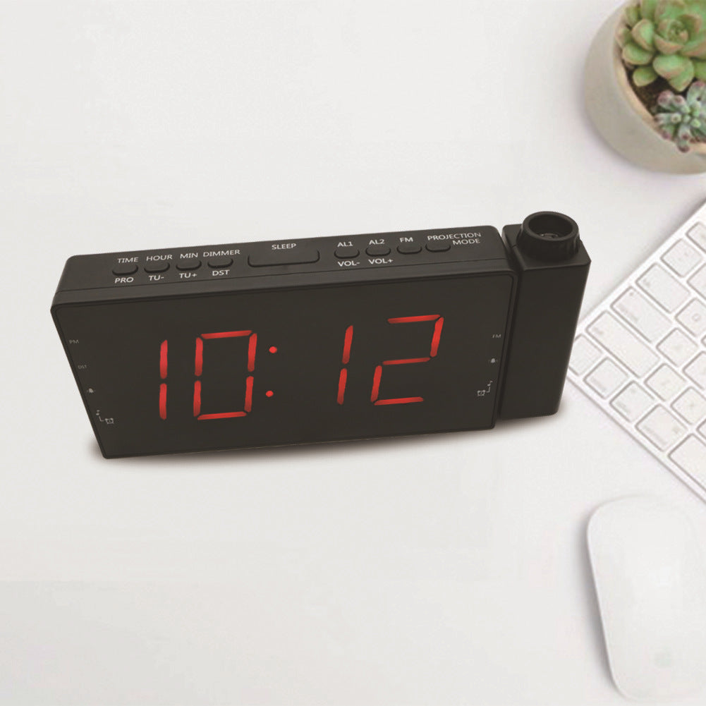 Multi Function Projection Radio Alarm Clock Creative Snooze Electronic Clock