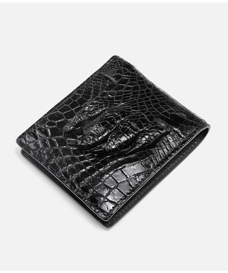 Men&#39;s Real Leather Wallet Short Version