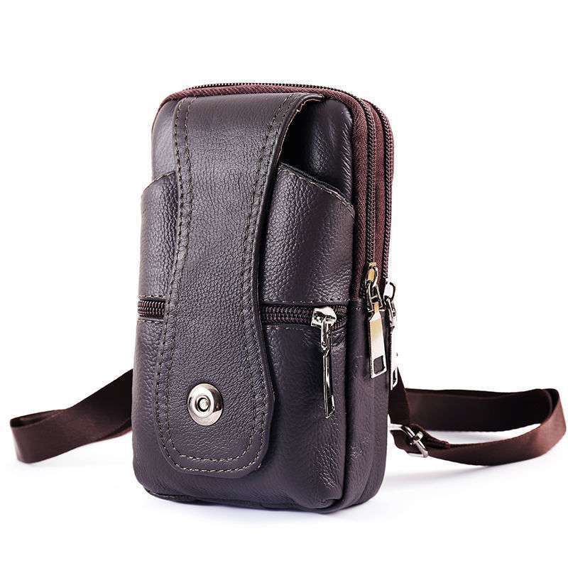 Crossbody One-shoulder Leather Phone Bag
