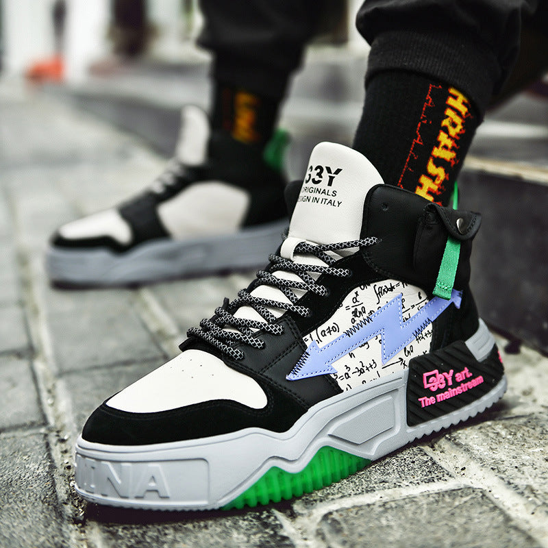High-top Shoes Trend All-match Sports Casual Shoes